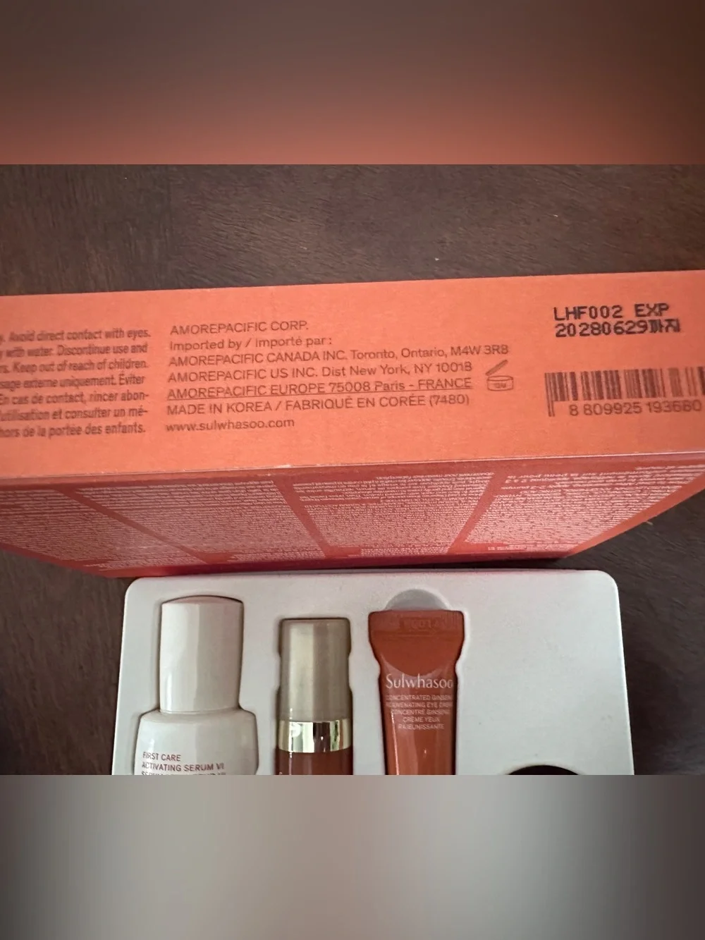 Sulwhasoo skincare set